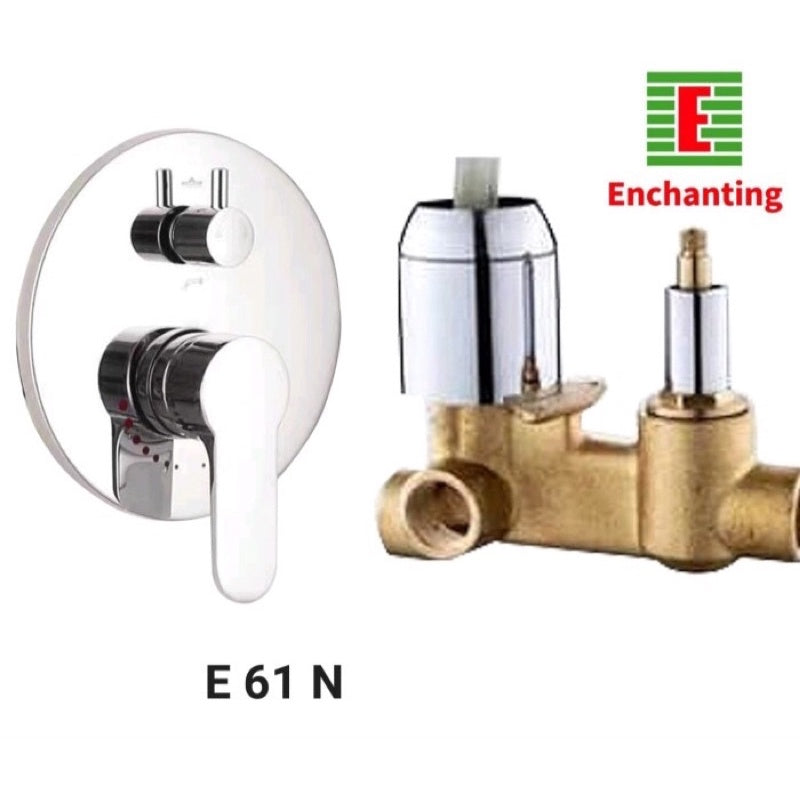 SET Kran Mixer Shower Panas Dingin Europe Enchanting E61N