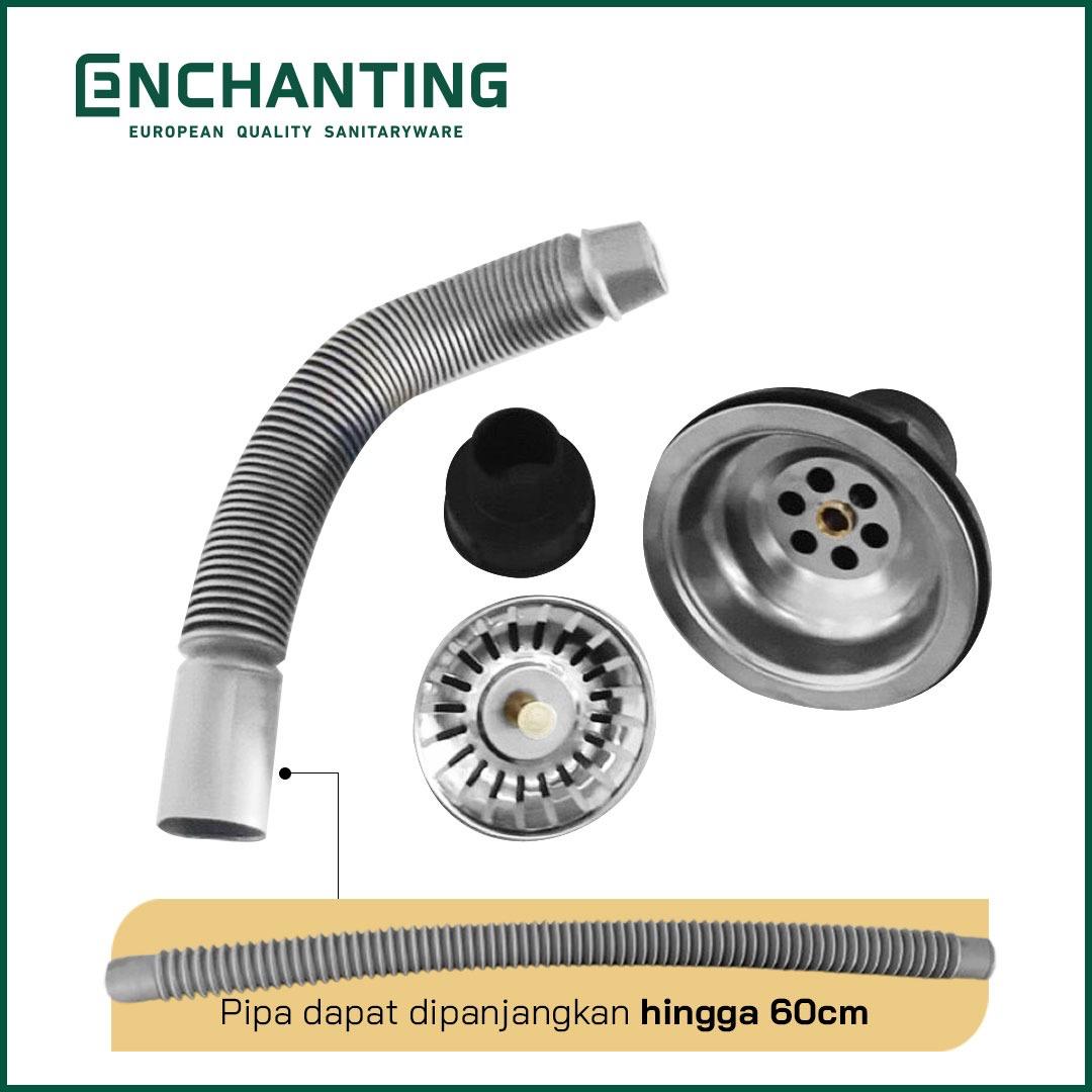 Kitchen Sink Dapur/ Bak Cuci Piring Europe Enchanting E1070