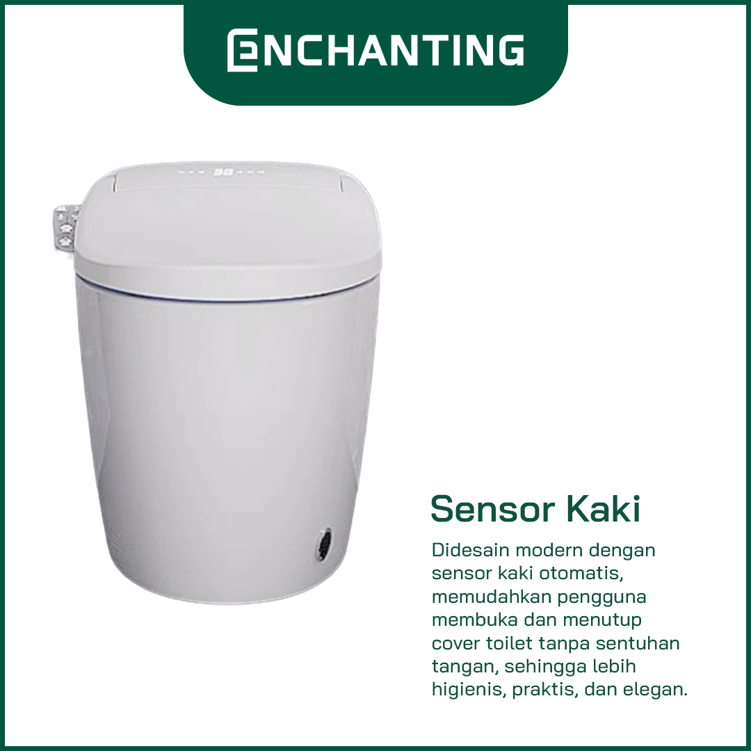 Automatic Smart Toilet/Kloset Luxury Design Europe Enchanting E007N