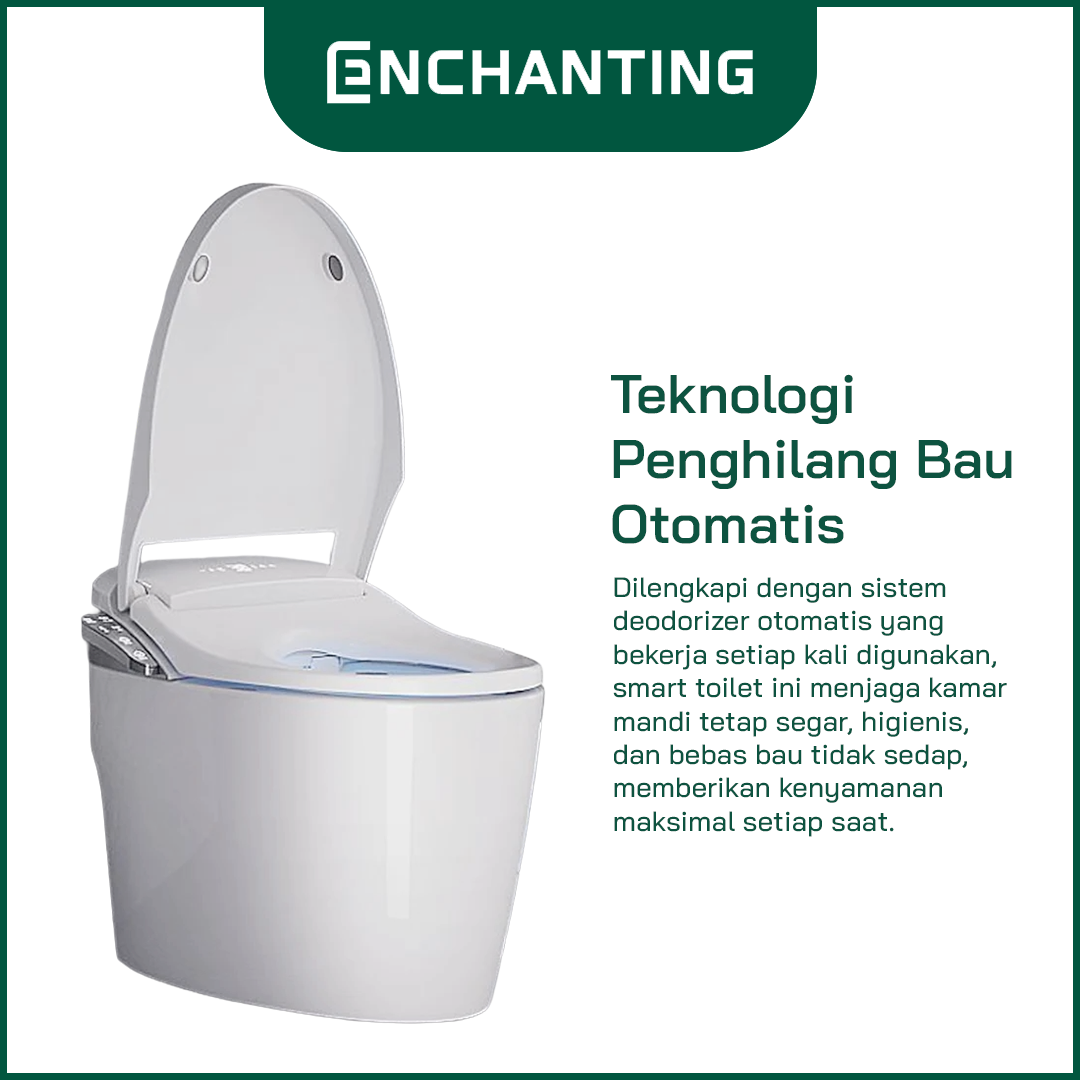 Automatic Smart Toilet/Kloset Luxury Design Europe Enchanting E007N