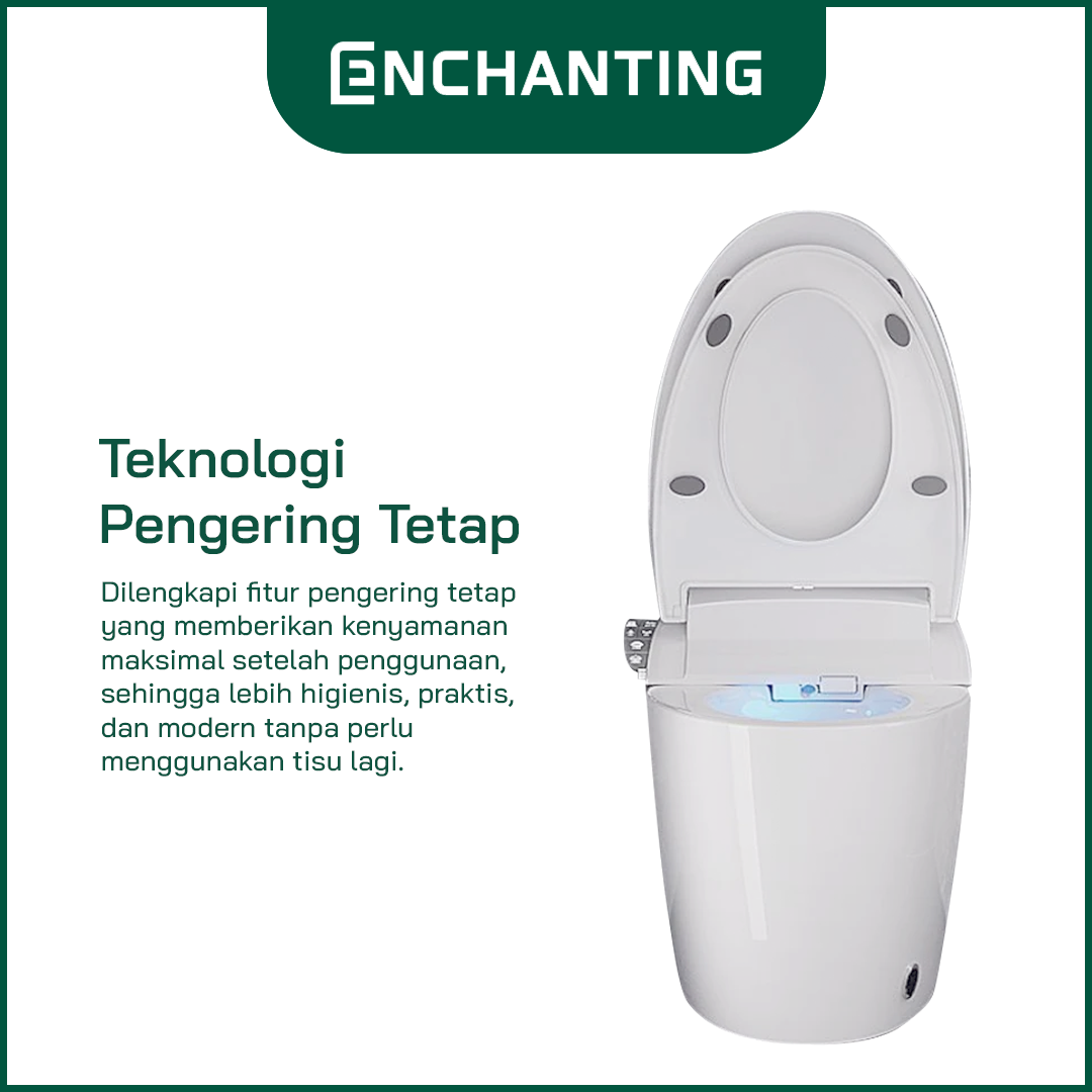 Automatic Smart Toilet/Kloset Luxury Design Europe Enchanting E007N