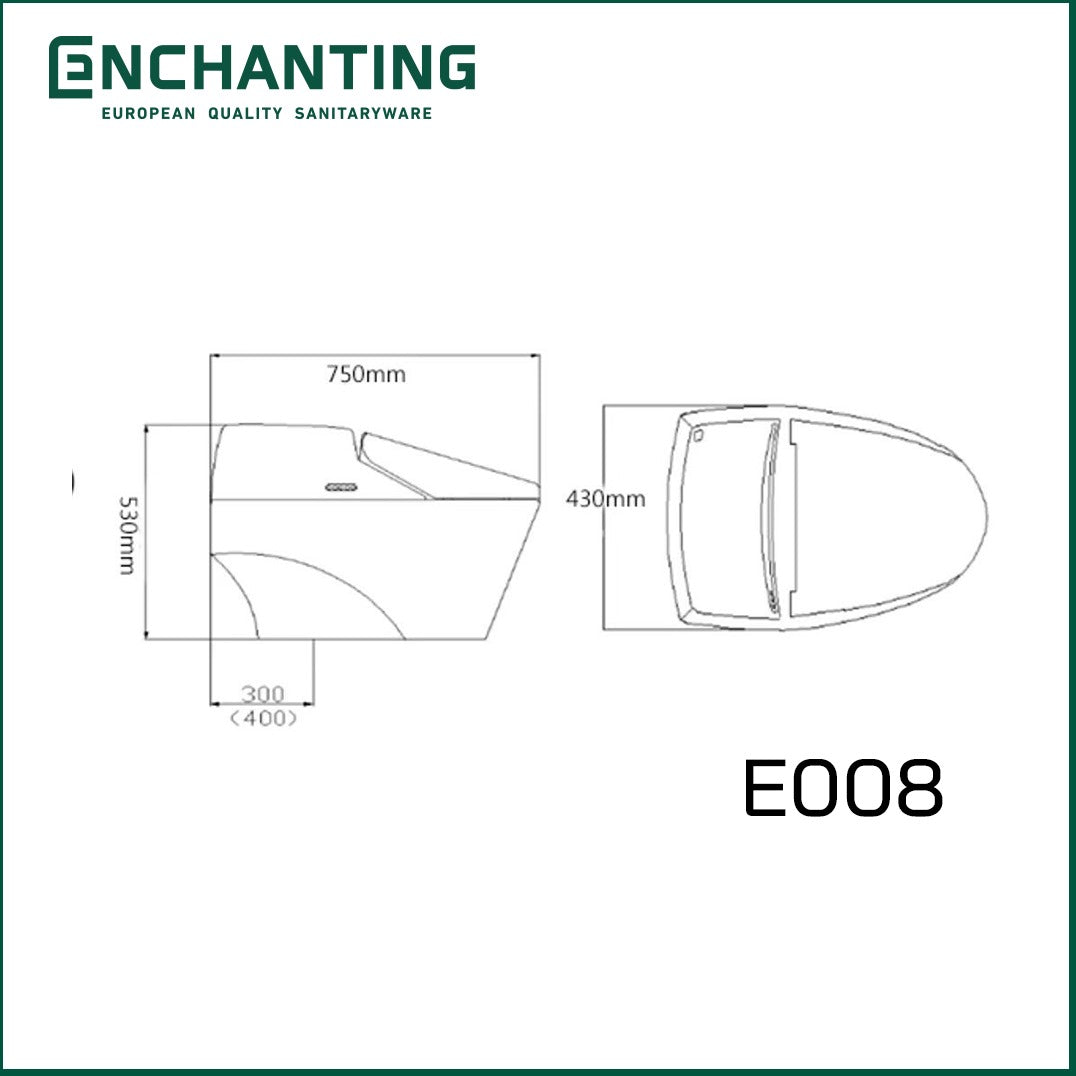 Smart Closet Toilet Europe Enchanting Full Sistem Otomatis cover E008