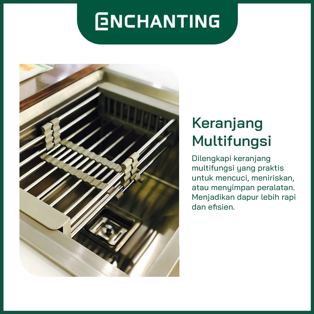 Enchanting Kitchen Sink Bak Tempat Cuci Piring E1032 Anti Karat