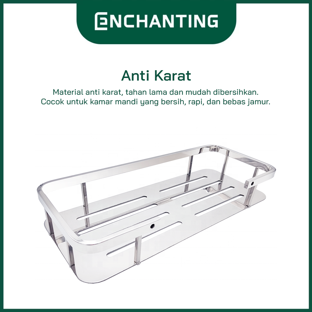 Rak Sabun Kamar Mandi Europe Enchanting E1048 Solid Stainless Steel