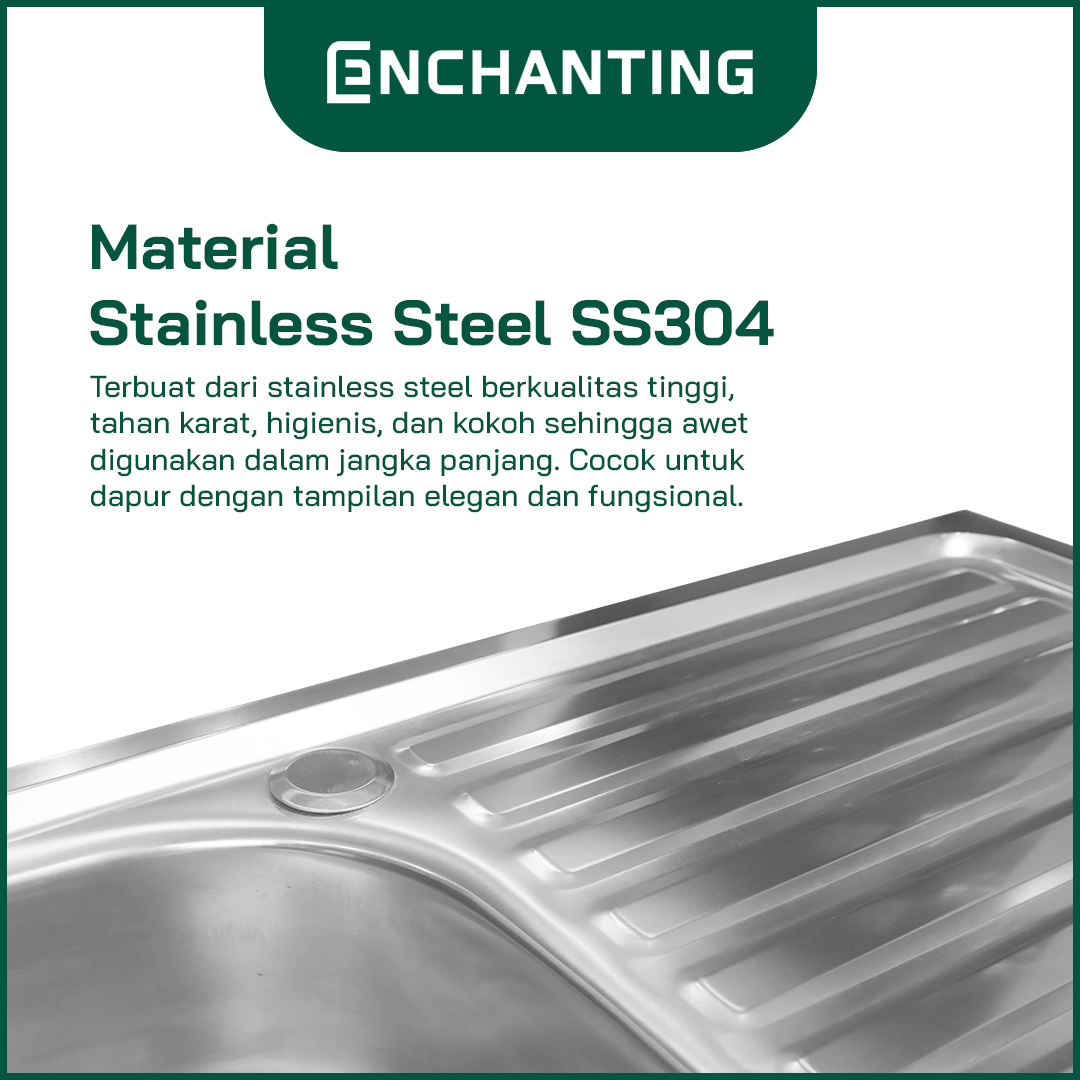 Kitchen Sink Bak Tempat Cuci Piring E1059 Bergaransi