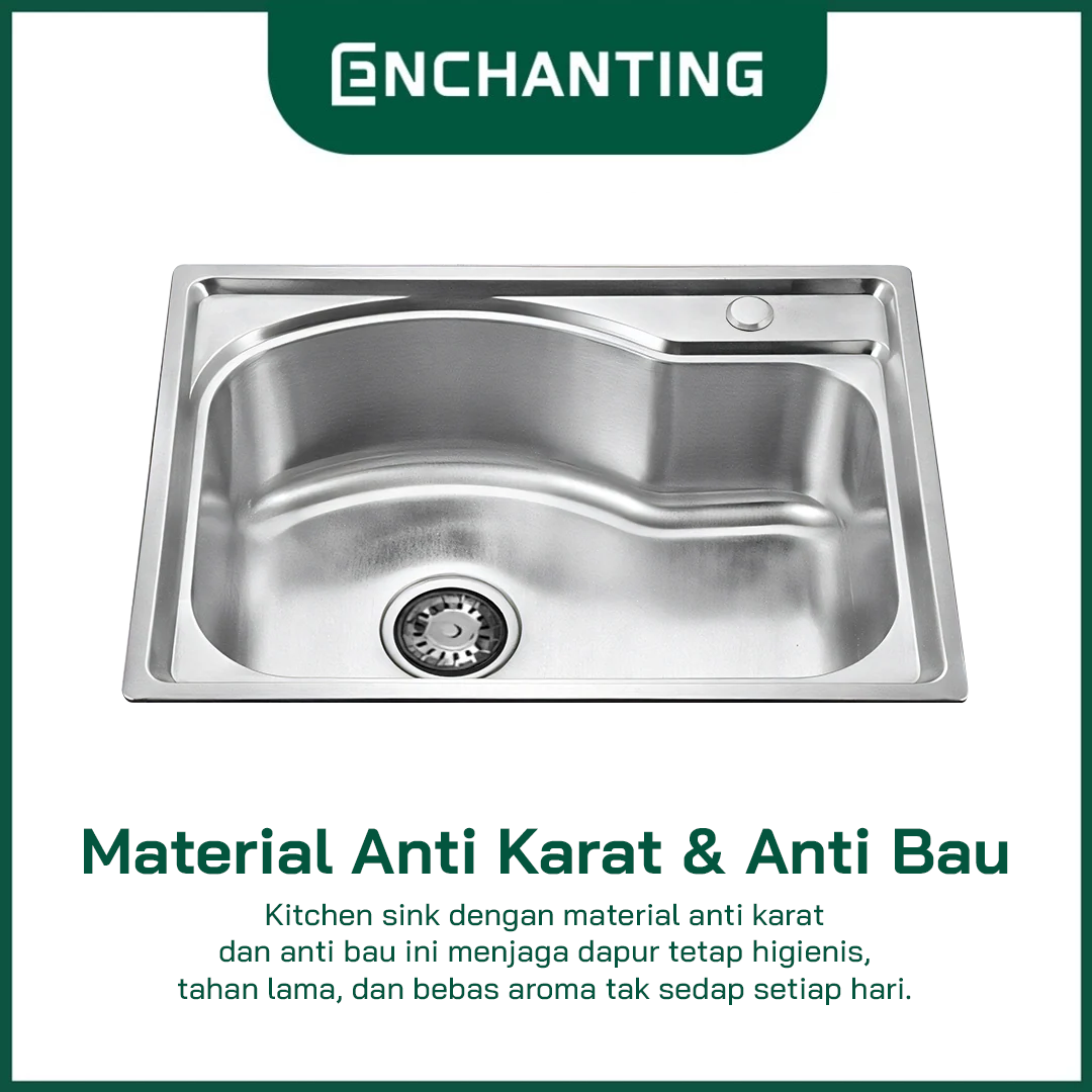 Kitchen Sink Dapur/ Bak Cuci Piring Europe Enchanting E1070