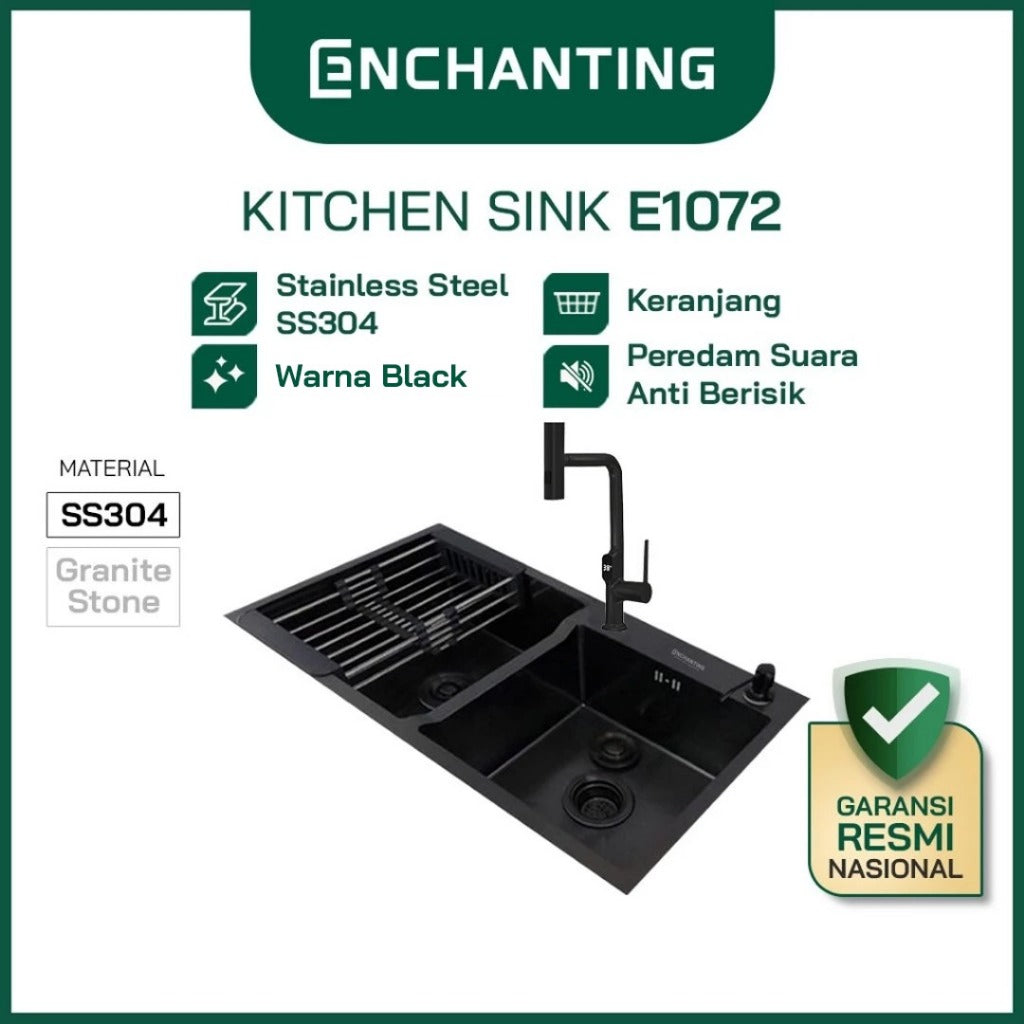 Set Kitchen Sink Bak Cuci Piring Europe Enchanting E1072