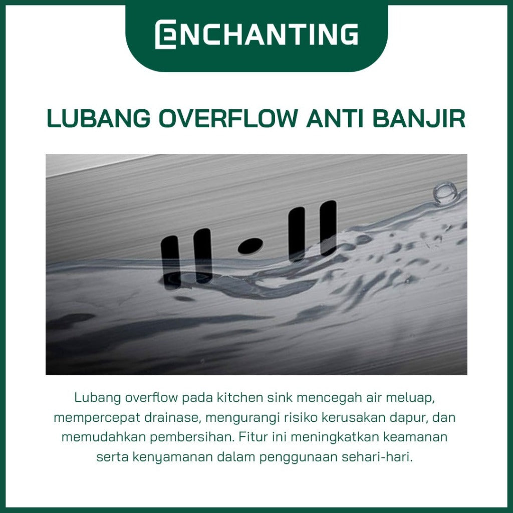 Bak Cuci Piring / Kitchen Sink Europe Enchanting E1072 Stainless Steel Minimalist Style