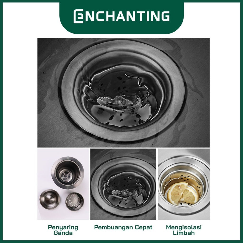 Set Kitchen Sink Bak Cuci Piring Europe Enchanting E1072