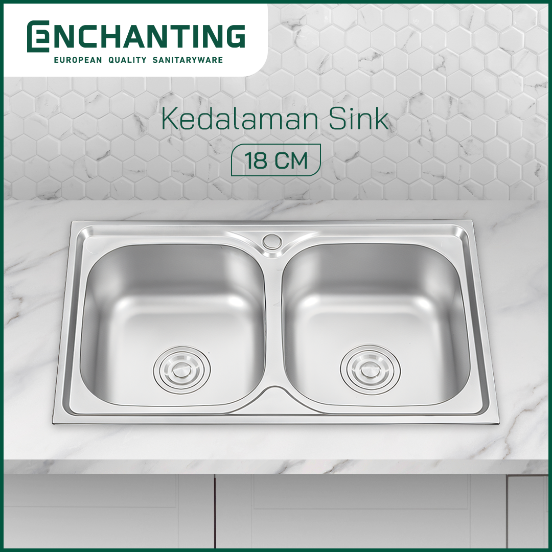Kitchen Sink / Bak Cuci Piring Stainless Europe Enchanting E1075