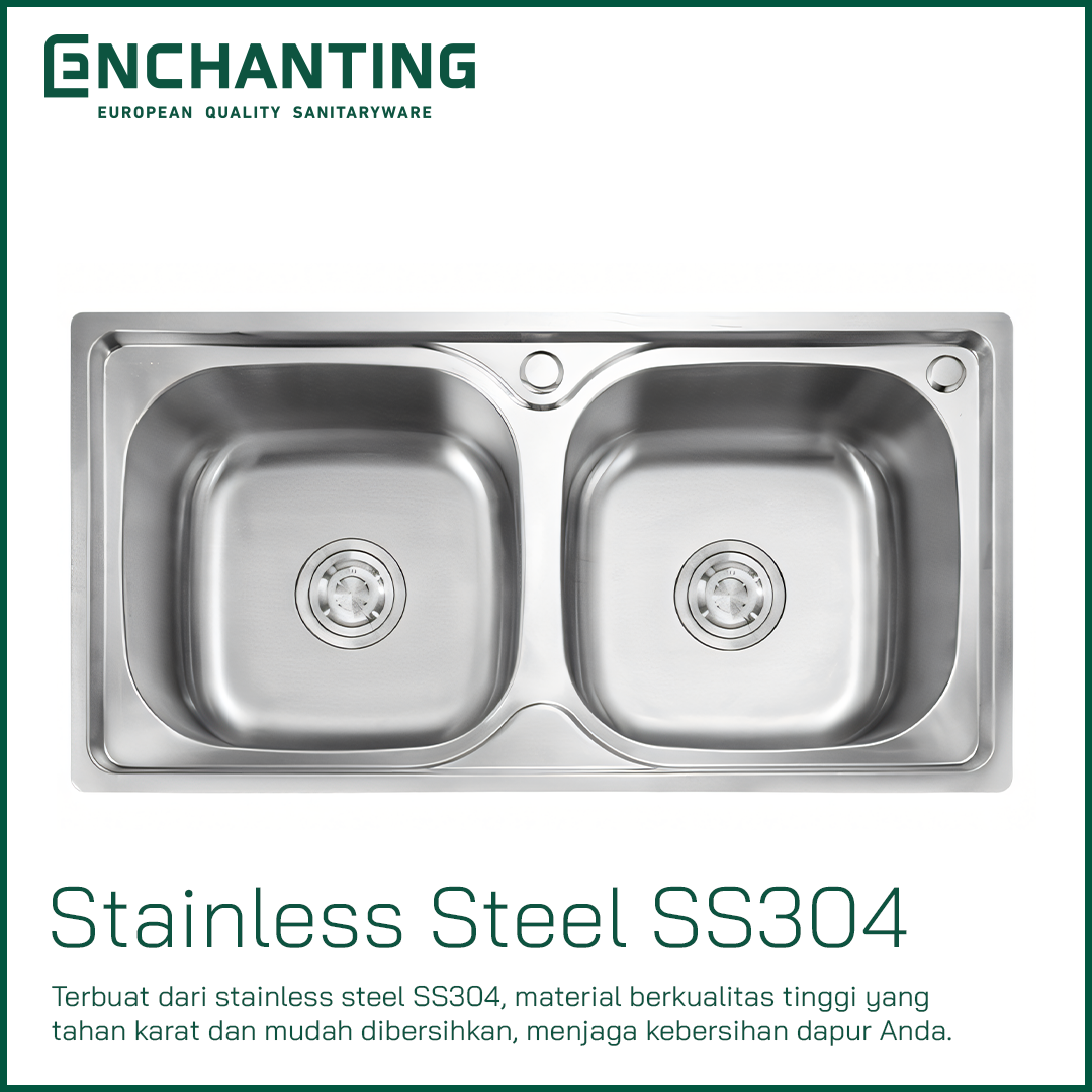 Kitchen Sink / Bak Cuci Piring Stainless Europe Enchanting E1075