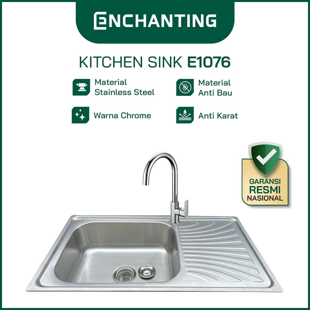 Bak Cuci Piring Kitchen Sink Europe Enchanting E1076