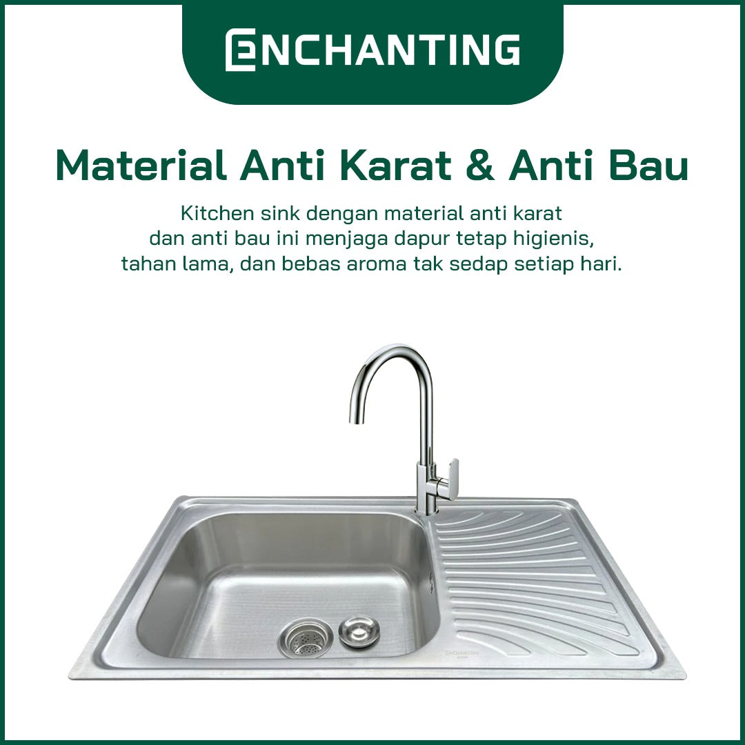 Bak Cuci Piring Kitchen Sink Europe Enchanting E1076