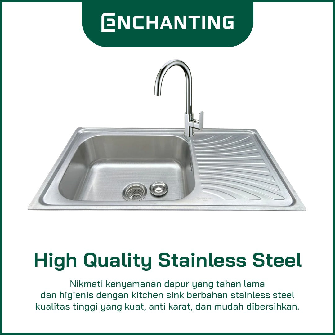 Bak Cuci Piring Kitchen Sink Europe Enchanting E1076