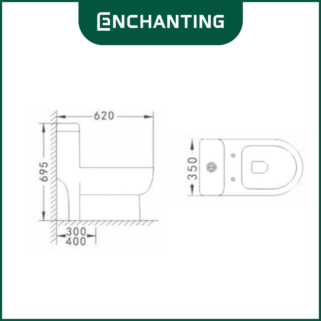 Toilet / Kloset Duduk Europe Enchanting E1299