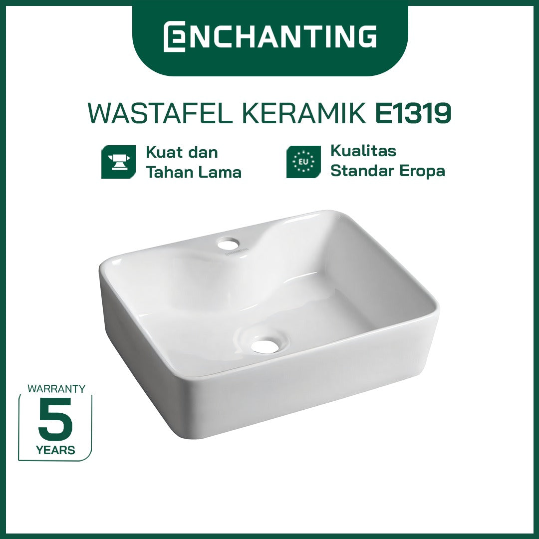 Wastafel SET Keramik Europe Enchanting E1319SET White