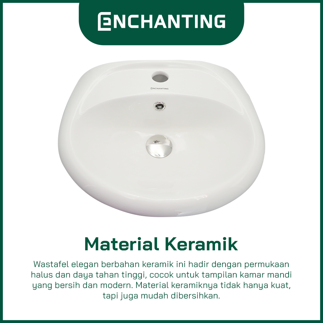 Wastafel Keramik Europe Enchanting E1346