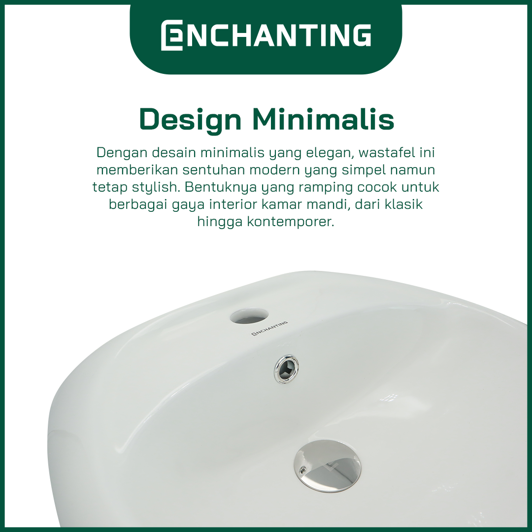 Wastafel Keramik Europe Enchanting E1346