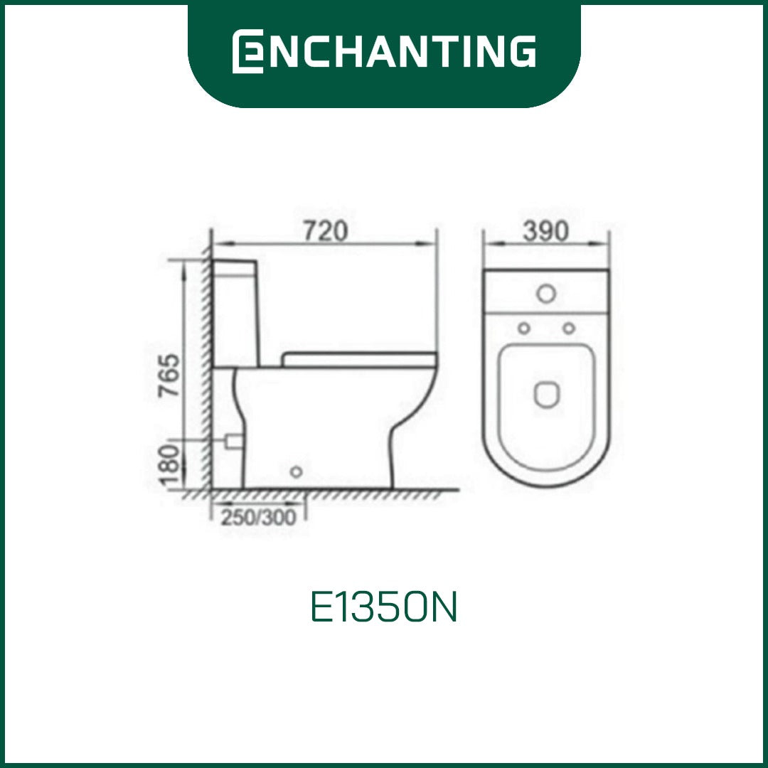 Toilet / Kloset Duduk Europe Enchanting E1350N