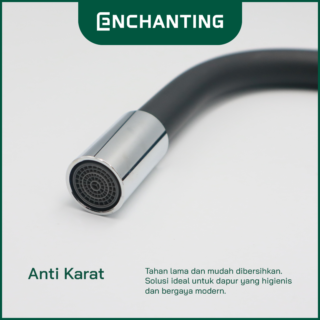 Kitchen Faucet / Keran Air Dapur Europe Enchanting E1574 Tembok Angsa