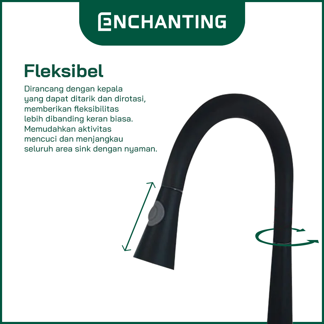 Keran Dapur Angsa Fleksibel Europe Enchanting E1581