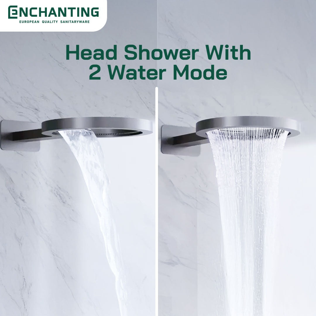 ENCHANTING Shower Set Tanam Dinding E1789 Shower Kamar Mandi Luxury Kran Panas Dingin