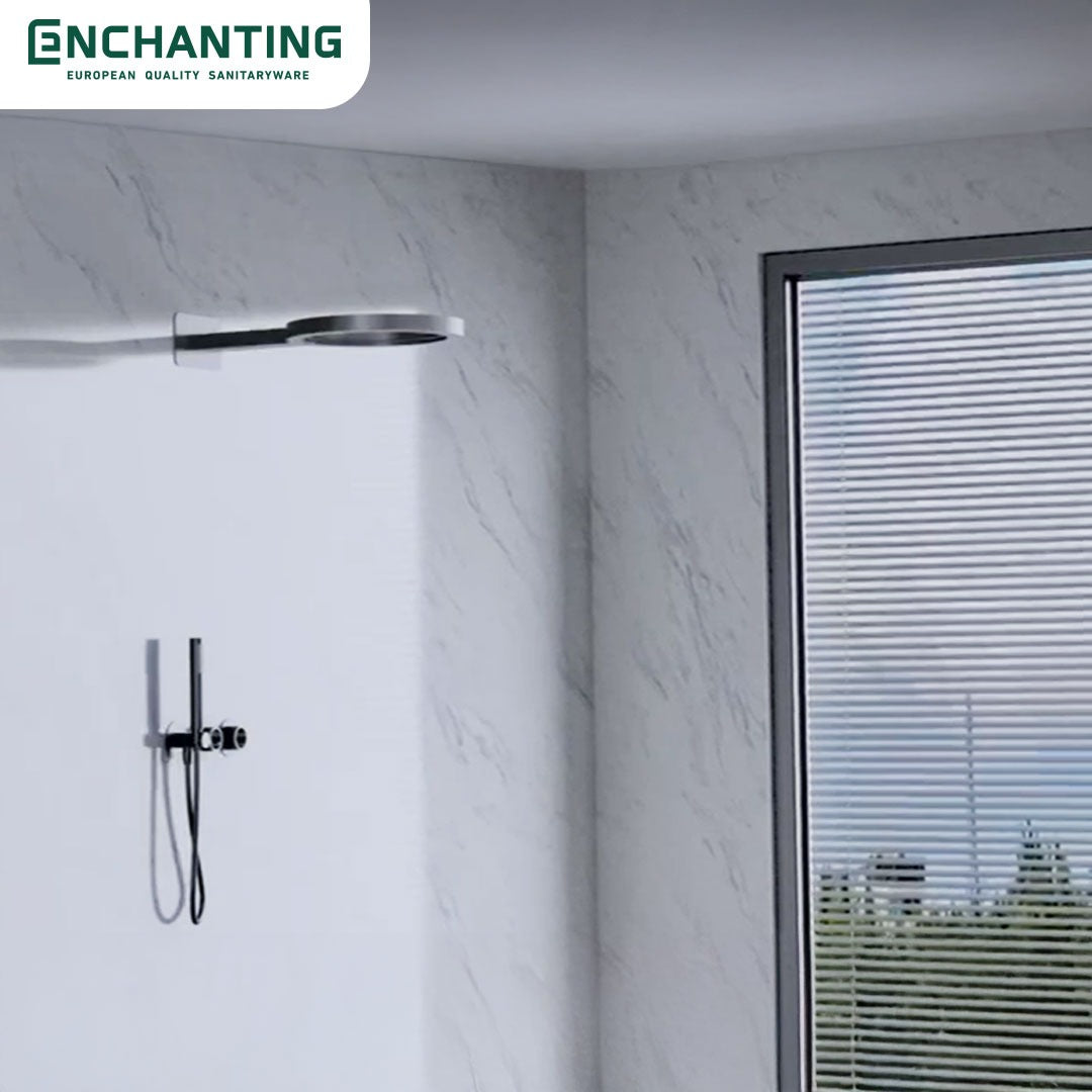 ENCHANTING Shower Set Tanam Dinding E1789 Shower Kamar Mandi Luxury Kran Panas Dingin