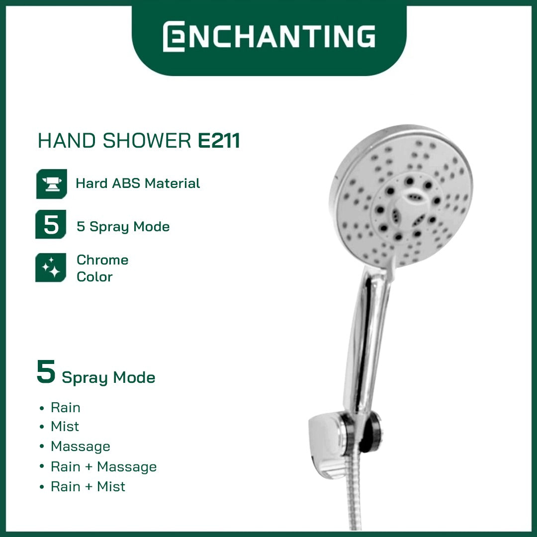 Head / Kepala Hand Shower 3 Switch Europe Enchanting E211