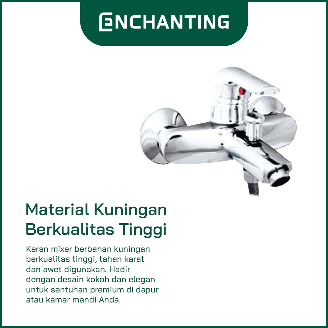 Kran Mixer Panas Dingin Europe Enchanting E36N
