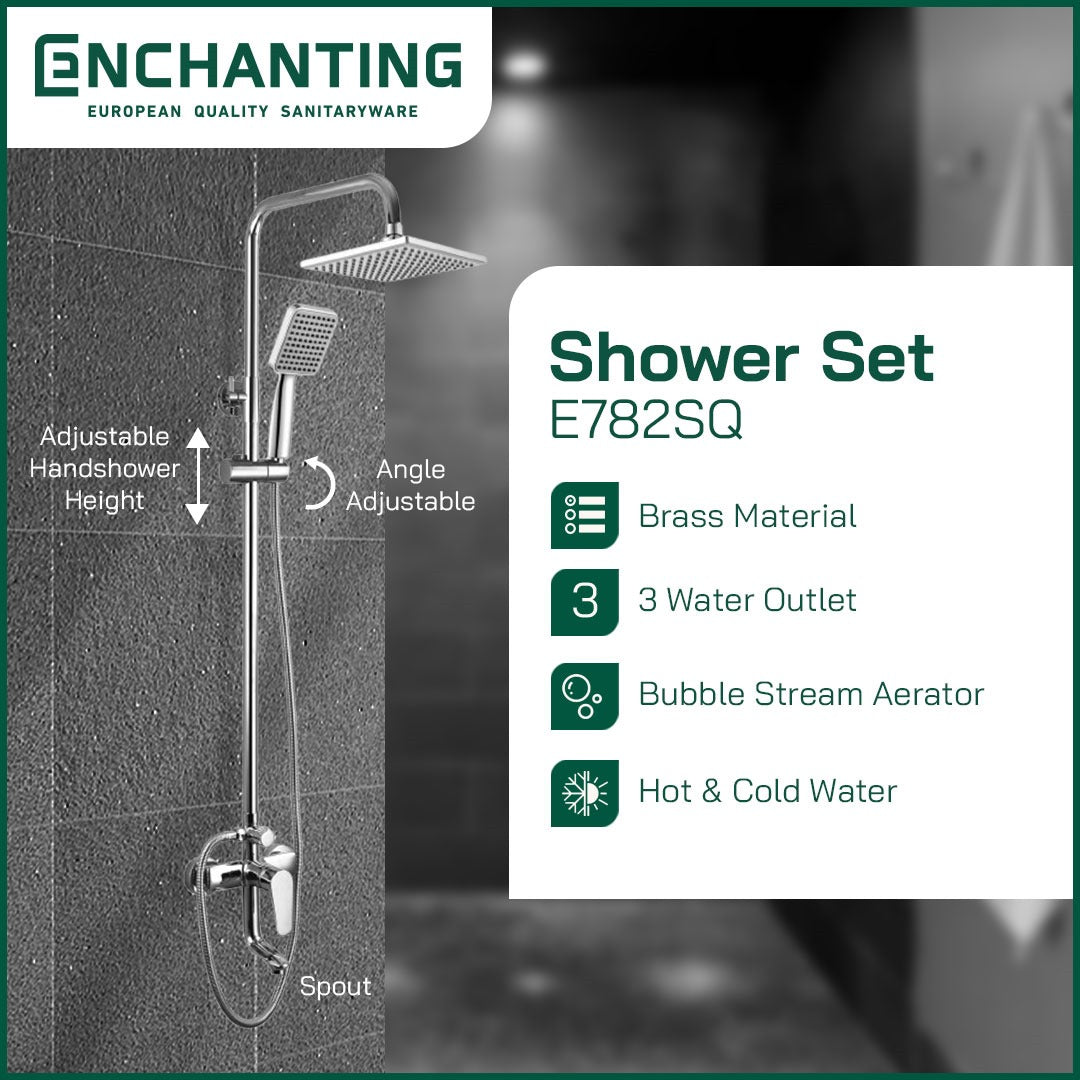 Enchanting Shower Set Mandi E782 / E780 Bergaransi