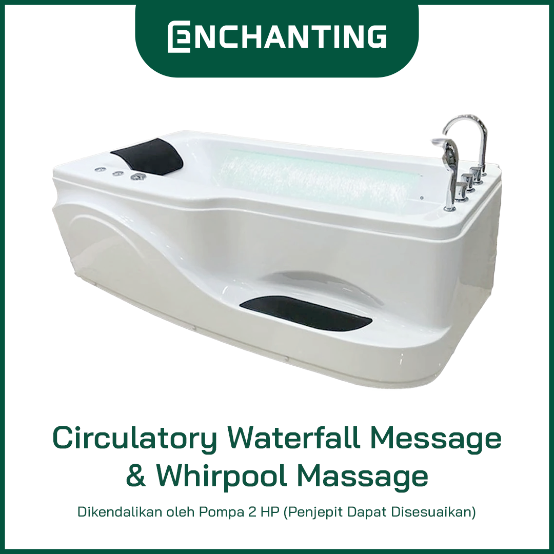 Aesthetic Bathtub Kamar Mandi Europe Enchanting E8617