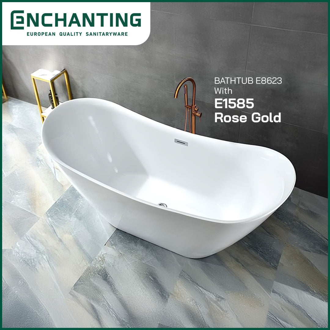 Bathtub Free Standing Kamar Mandi Europe Enchanting BathTub E8623
