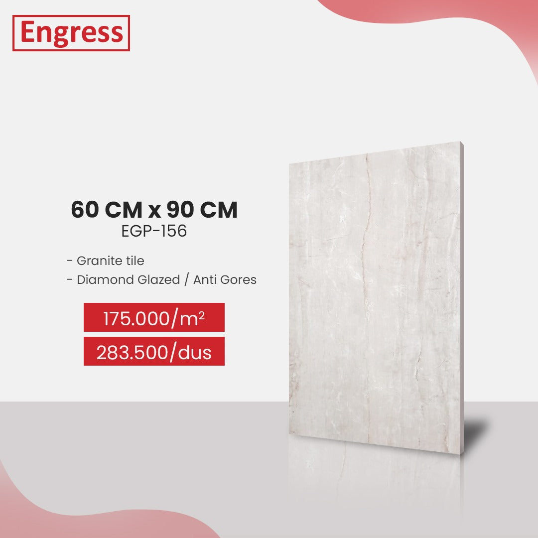 Granite Tile Grey Marble Engress Glazed Polish 60 x 90 Egp156