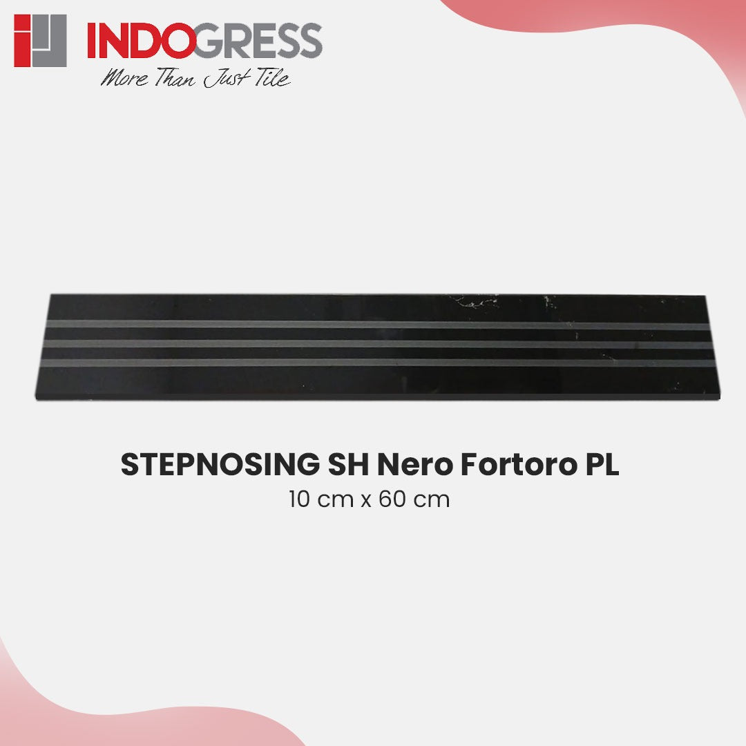 Granite Tile list potongan Engress Polish cream / Indogress Stepnosing