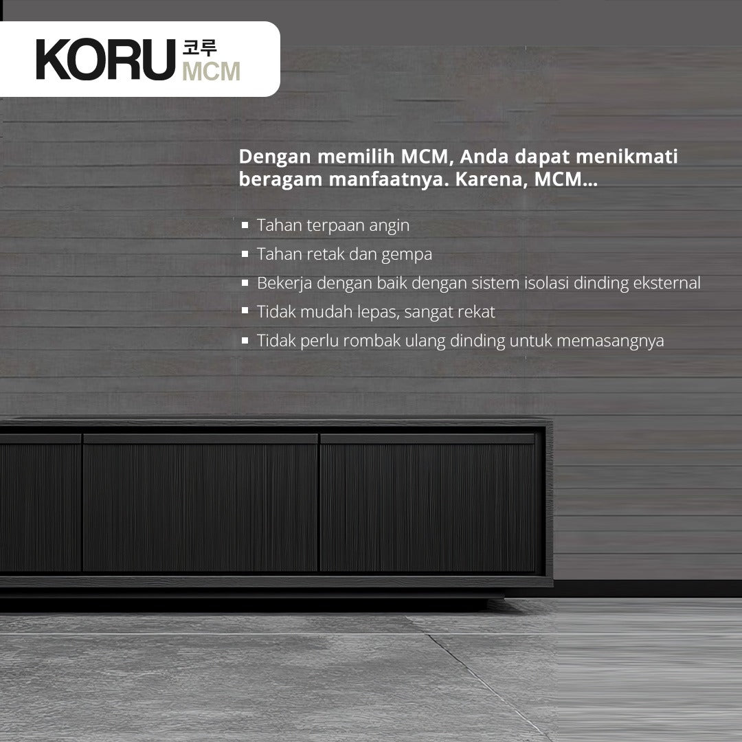 KORU Dinding Stone MCM MB-02203 Harga Per Lembar