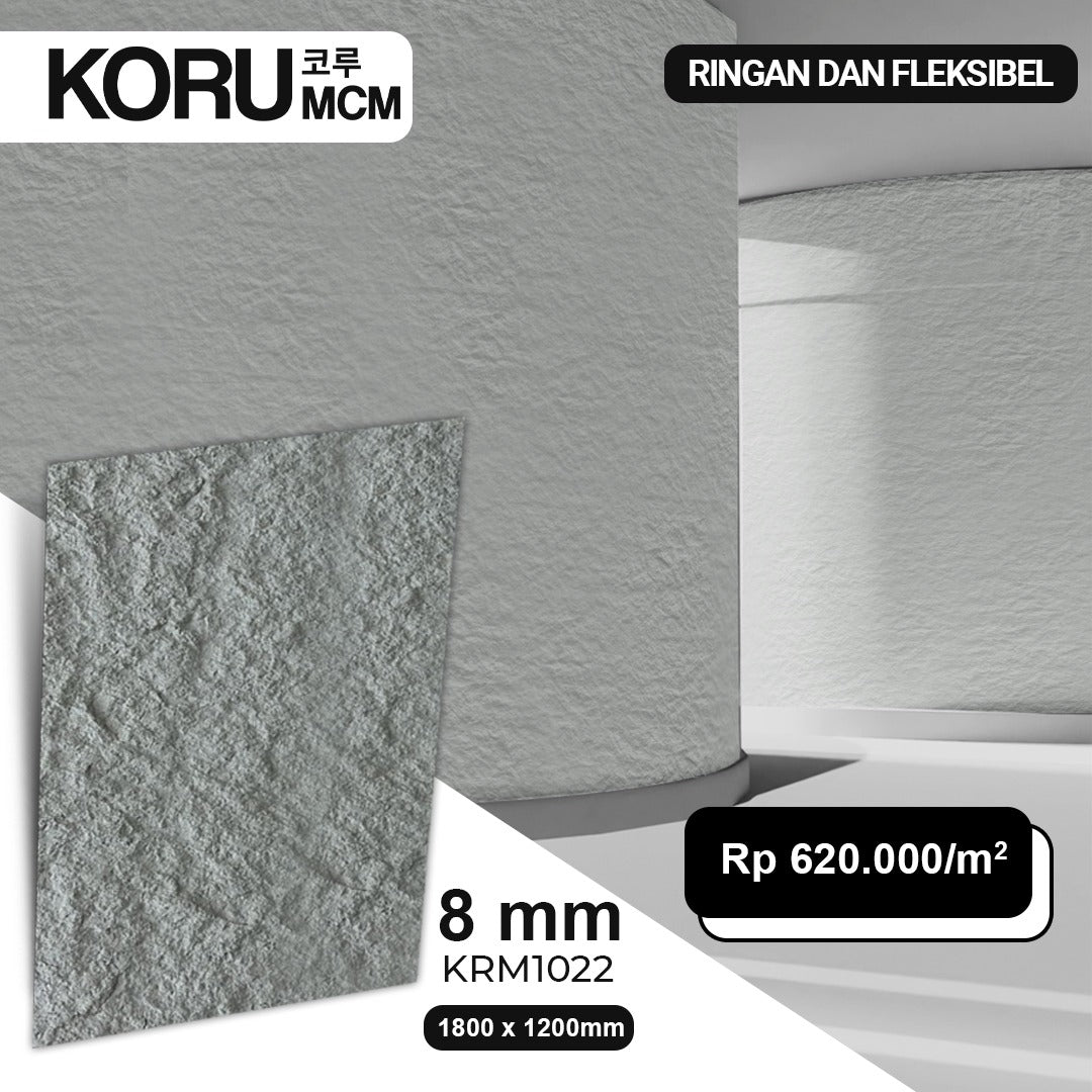 KORU Dinding Stone MCM Sticker Premium Motif Granite