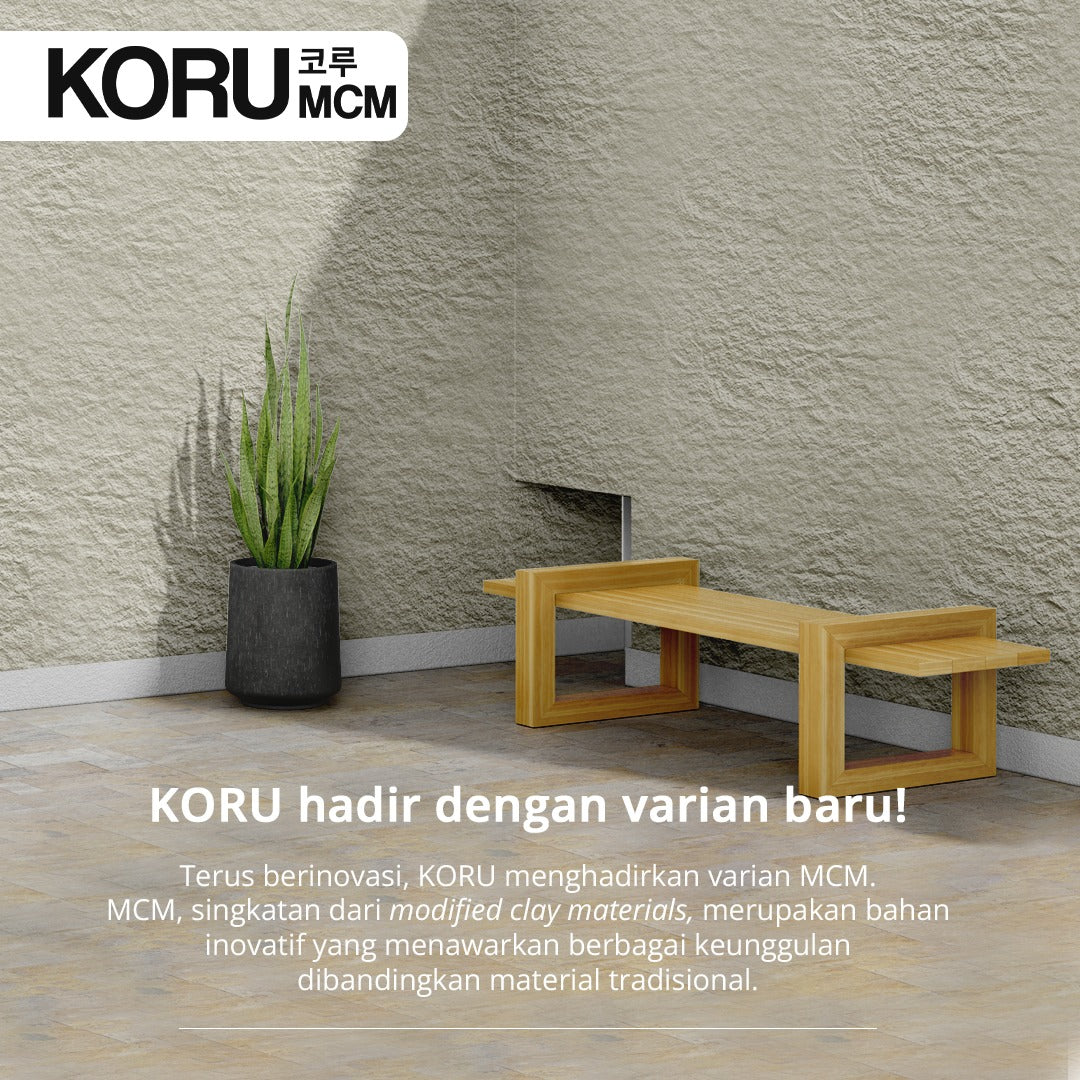 KORU Dinding Stone MCM Sticker Premium Motif Granite