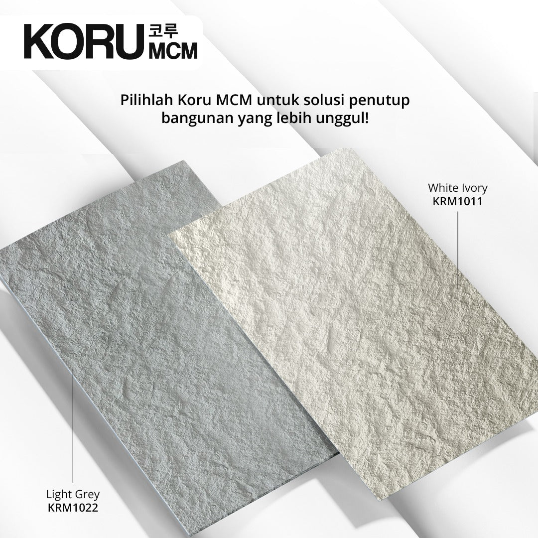 KORU Dinding Stone MCM Sticker Premium Motif Granite