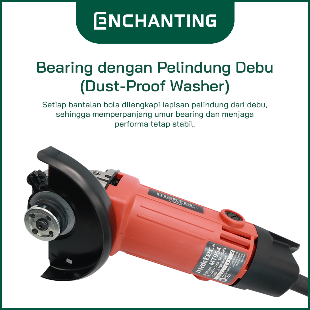 Makita Maktec Mesin Amplas Bor Drill Gerinda Kuat Tajam BO3700 MT606 MT954 MT410