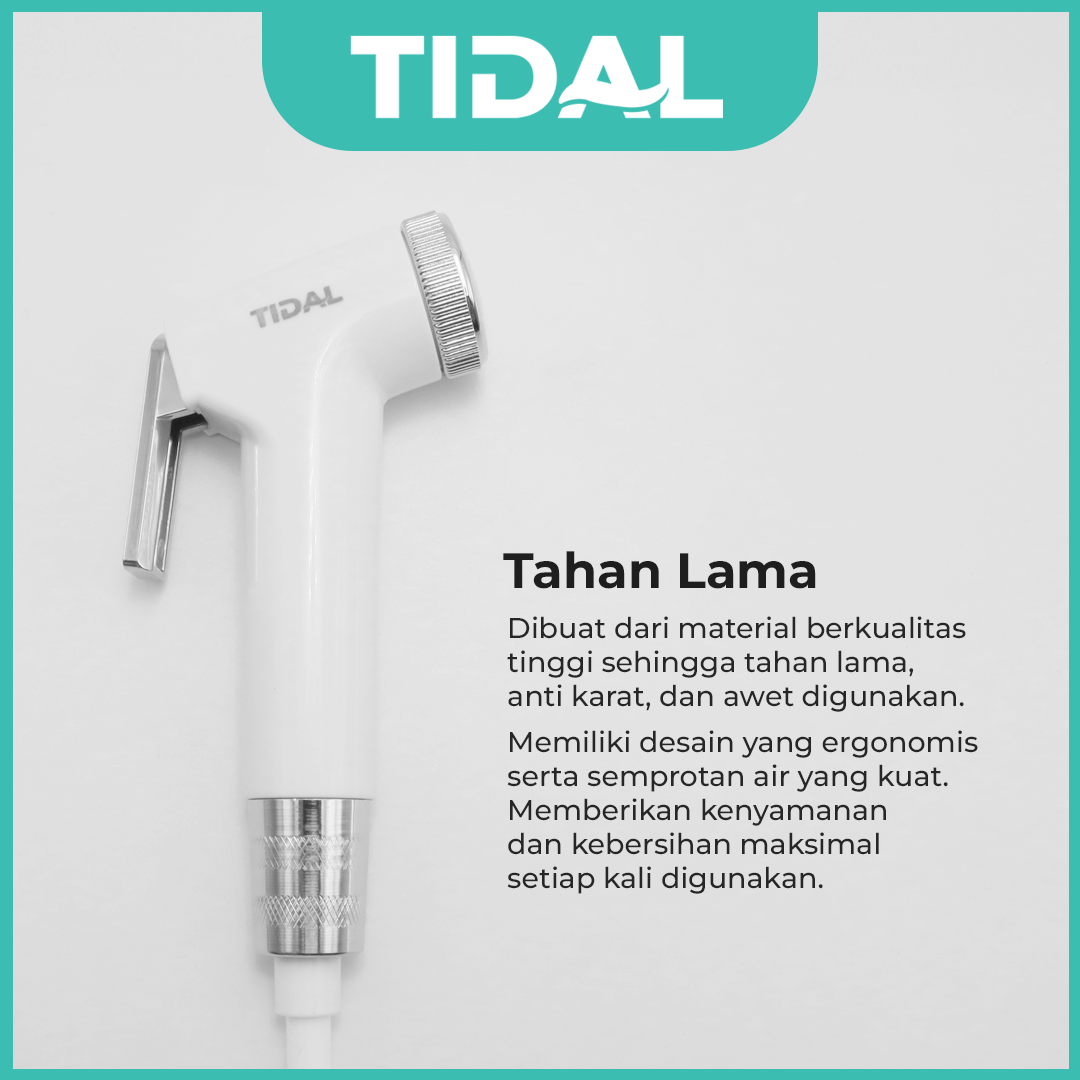 Jet Shower Toilet / Bidet Kloset Tidal TD003 White