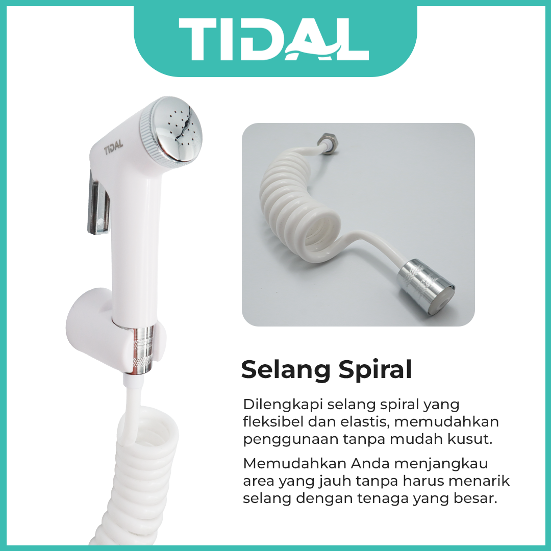 Jet Shower Toilet / Bidet Kloset Tidal TD003 White