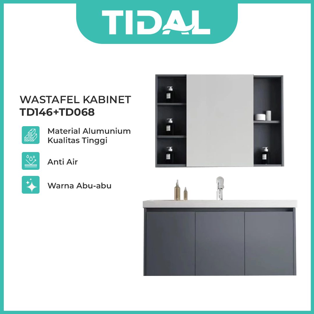 Wastafel Kabinet Set Kamar Mandi TIDAL TD052