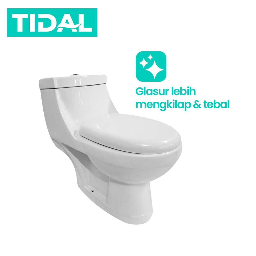 Closet Duduk Keramik One Piece Tidal TD080