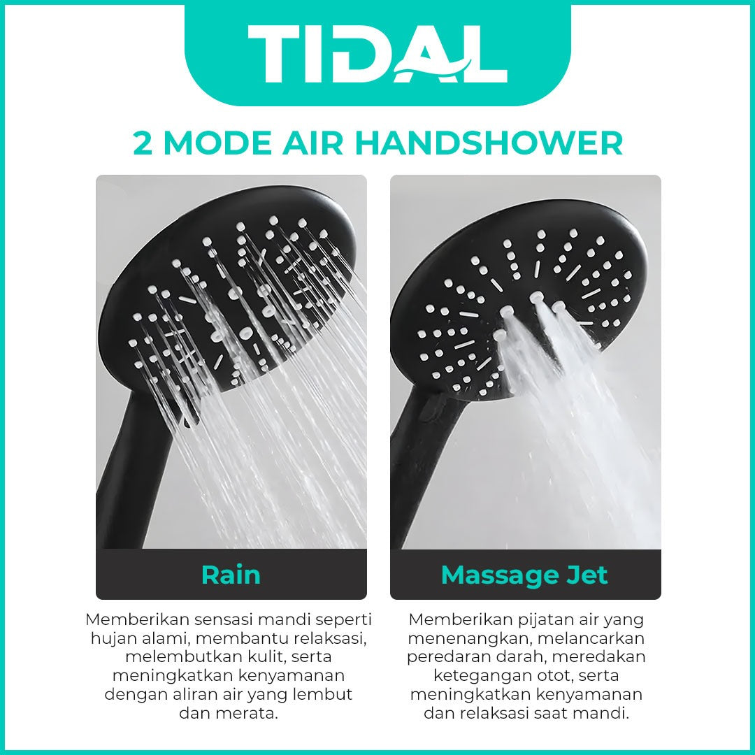 Paket Shower Tiang Set Mandi Lengkap Tidal TD101 Modern Minimalis