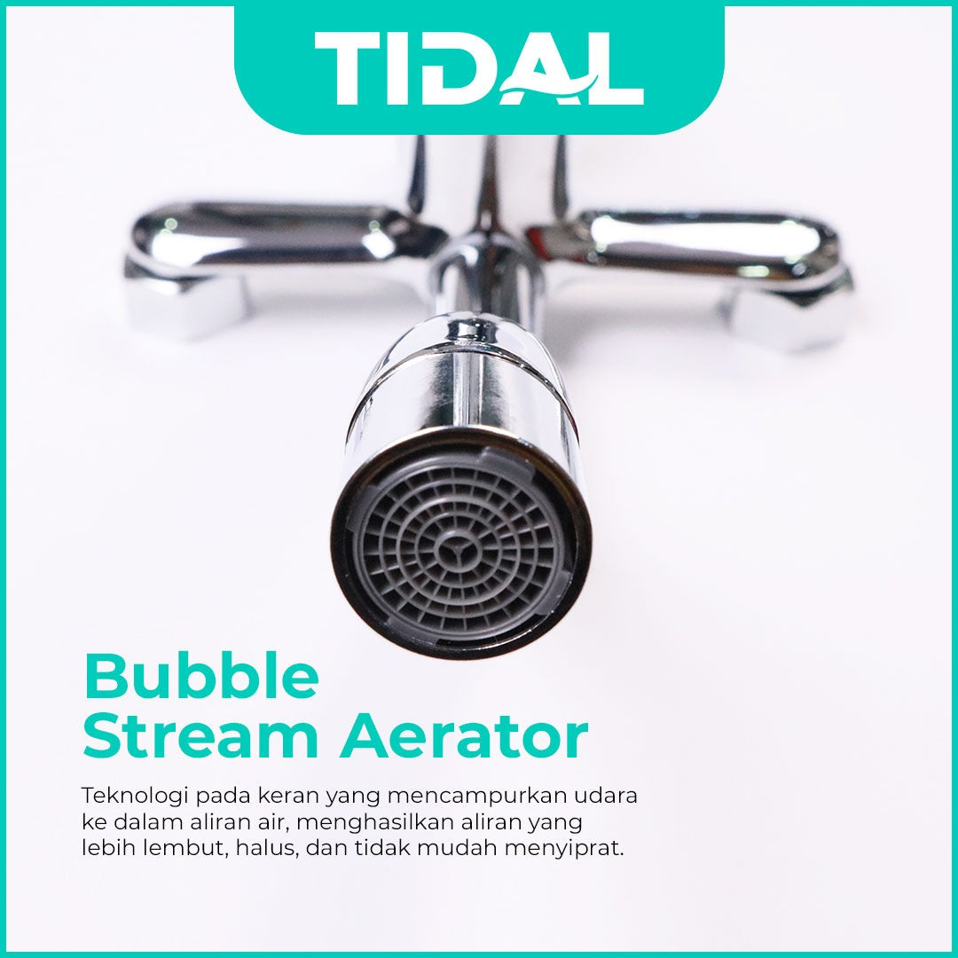 Paket Shower Tiang Set Mandi Lengkap Tidal TD126 Modern Minimalis