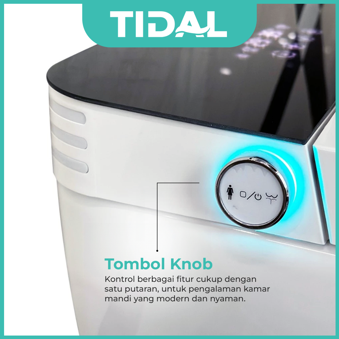 Smart Toilet Kloset Duduk Automatic Tidal TD139
