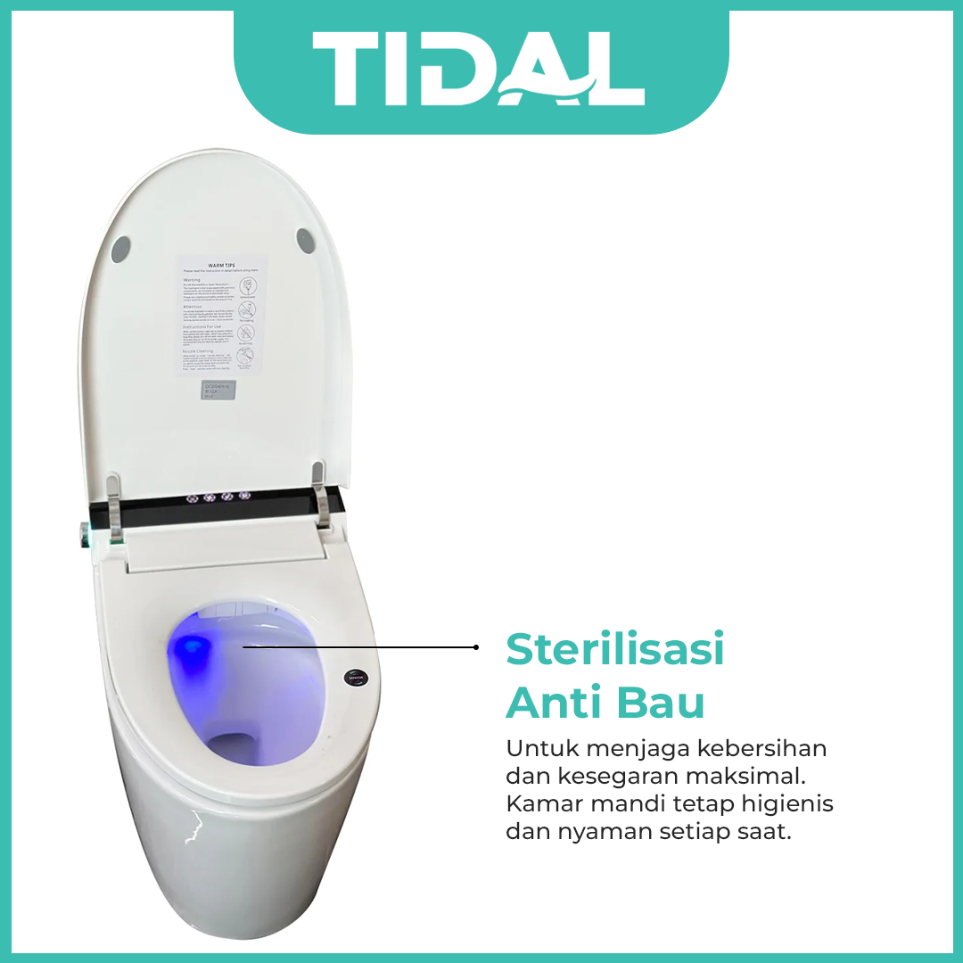 Smart Toilet Kloset Duduk Automatic Tidal TD139
