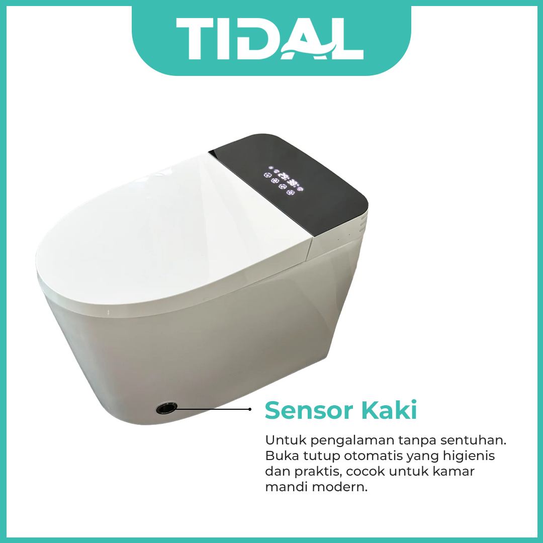 Smart Toilet Kloset Duduk Automatic Tidal TD139