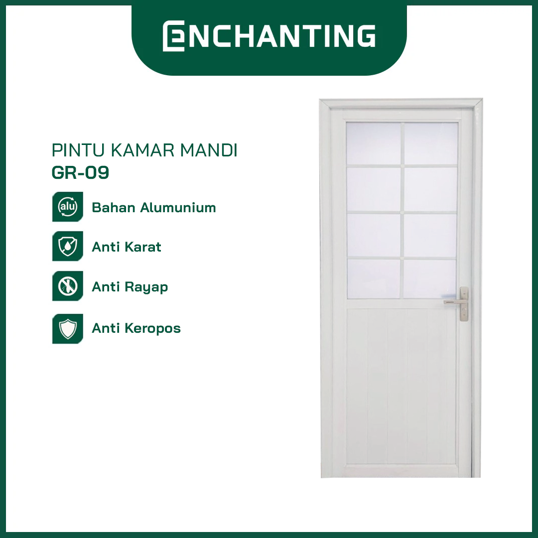 Set Pintu Rumah Aluminium Minimalist Europe Enchanting GR01