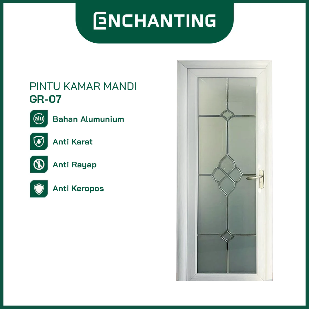 Set Pintu Rumah Aluminium Minimalist Europe Enchanting GR01